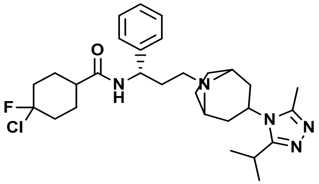 Maraviroc 4-Desfluoro 4-Chloro Impurity